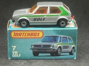 Matchbox Superfast MB7 VW Golf *HTF TAN Interior with *RARE* Type L Box - Picture 1 of 5