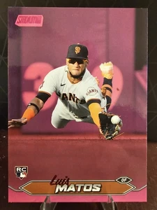 2024 Stadium Club - Pink Foil - #209 Luis Matos - San Francisco Giants - Picture 1 of 2