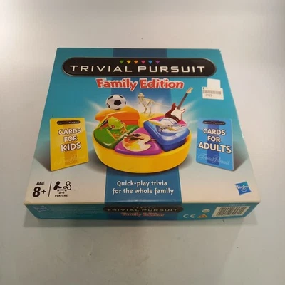 Hasbro Trivial Pursuit Family Edition Contemporary Manufacture Complete VGC - Image 1 of 4