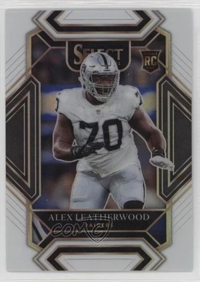 2021 Panini Select Club Level White Prizm /35 Alex Leatherwood #286 Rookie RC - Image 1 of 2