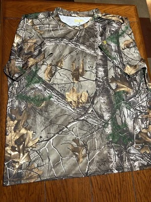 Gamehide Realtree Camo Mens 2XL Short Sleeve Hunting Shirt - Image 1 of 4