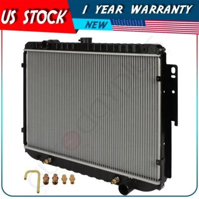 Aluminum Radiator Fits 81-94 Dodge B250 1999-2003 Dodge Ram 2500 Van Downflow - Изображение 1 из 4