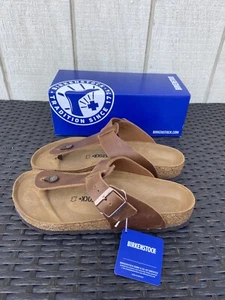 Birkenstock Medina Antique Brown NEW EU 41 US M 8-8.5 W10-10.5 New With Box - Picture 1 of 5