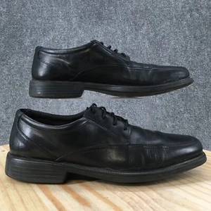 Clarks Bostonian Shoes Mens 11 M Ipswich Oxfords 26025885 Black Leather Lace Up - Picture 1 of 11