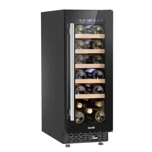 Baridi 20 Bottle Slim 30cm Built-In Wine Cooler, Touchscreen Black - Picture 1 of 23