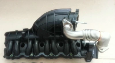 GENUINO NUEVO COLECTOR DE ENTRADA TRAJES HYUNDAI SANTA FE 2012-2015 2,2 L DIÉSEL A/T Foto 1 de 4