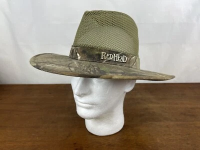 Sombrero para el sol Red Head camuflaje y malla Boonie Outback Bush pequeño para hombre Foto 1 de 4