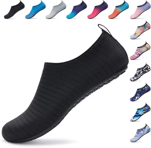 Water Shoes for Women Men Quick-Dry Aqua Socks Swim Beach Barefoot Yoga Exercise - Picture 1 of 7