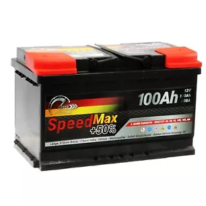 Batteria auto SPEED MAX L4100 100AH 850A 12V = FIamm 100Ah DX+ Pronta all'uso - Foto 1 di 11