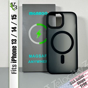 Case for iPhone 13/14/15 - Frosted Black | Sleek, Slim & Strong | Magnetic - Picture 1 of 18