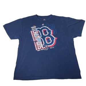 Majestic Boston Red Sox 2013 World Series AL Champions T-Shirt XL blau - Bild 1 von 9