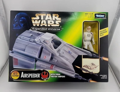 星球大战,老式 1997 年,扩展宇宙空速机带飞行员带盒全新带盒 — 第 1/4 张图片