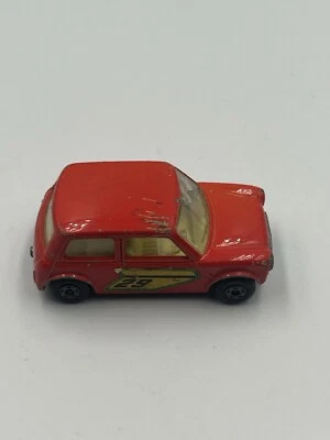 Matchbox Series no 29 Racing Mini 1970 by Lesney  England Red Car - Image 1 of 4