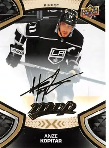 2021-22 Upper Deck MVP Gold Script #11 Anze Copitar - Imagen 1 de 2
