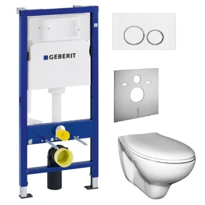 Geberit Duofix WC -Element Setangebot Wand - WC Bedienungsplatte Doppio ( 24)