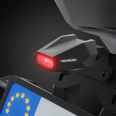 Highsider Split-V LED Rücklicht mit Kennzeichenbeleuchtung für Kennzeichenhalter - Bild 1 von 4