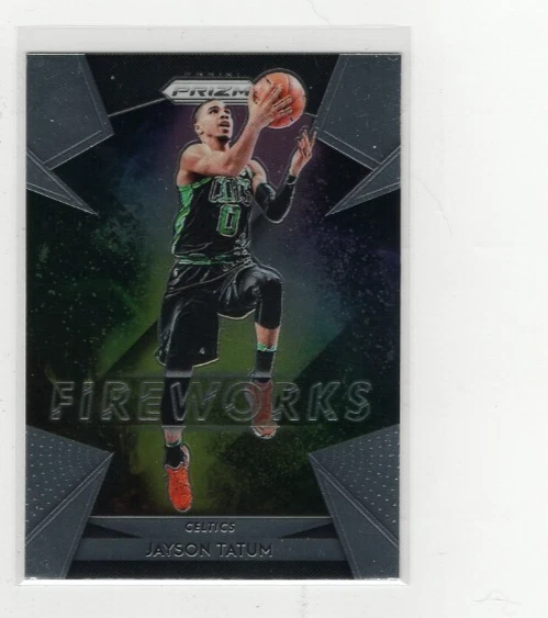 2018-19 Jayson Tatum Prizm Fireworks #26 Free Shipping (G1431) - Image 1 of 1