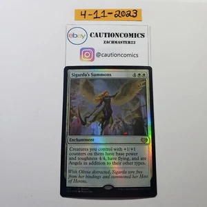 Sigarda's Summons 404 MTG Innistrad Crimson Vow (Foil) Rare NM (Box7) - Picture 1 of 2