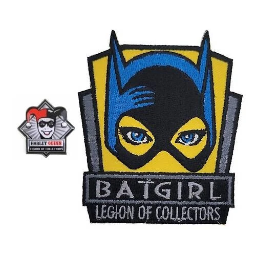 Funko Legion of Collectors -  2' Batgirl Patch + 1' Harley Quinn Pin (Set of 2) - Image 1 of 1
