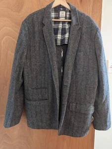 Michael Bastian x Gap Tweed Blazer mit Cord Ellenbogen Patches (XL) - Bild 1 von 5
