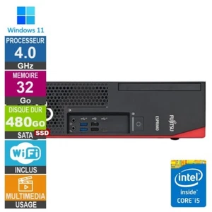 Fujitsu D738/E94+ DTL i5-8400 4GHz 32Go/480Go SSD Wifi W11 - Photo 1/1