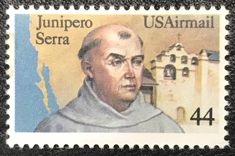 1985 Scott #C116, 44¢, AIRMAIL - FATHER JUNIPERO SERRA  - Single - MINT NH - - Image 1 of 1