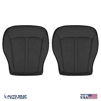 Fundas de asiento de vinilo negras inferiores izquierda y derecha Lincoln MKX 2011-2015, perforadas Foto 1 de 4