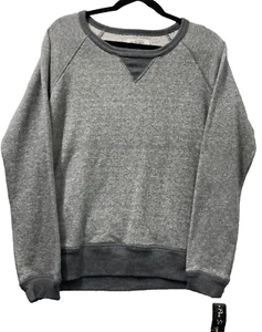 Per Se Sport Women Gray Pullover Sweater Top Stretch Size Large NWT - Picture 1 of 9