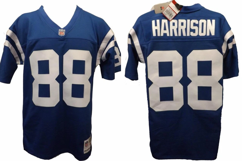 New 1996 Marvin Harrison #88 Colts Mens Sizes Mitchell & Ness Legacy Jersey $150 - Image 1 of 4