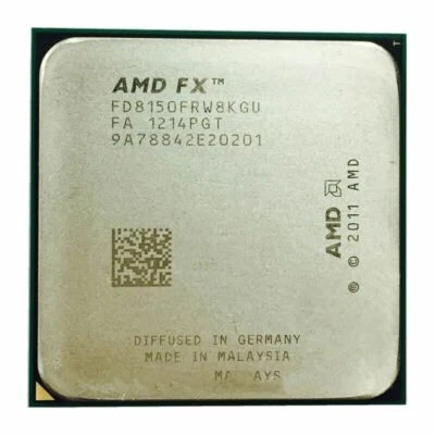 AMD FX-Series FX 8150 FD8150FRW8KGU 8C 3.6GHz 125W Socket AM3+ CPU Processor - Image 1 of 2