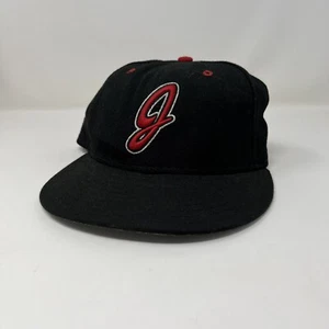 VTG Jamestown Jammers 2005 fitted cap sz 7 black alternate signed unisex - Picture 1 of 7