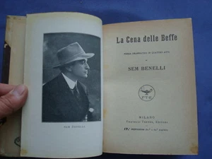 TEATRO DI SEM BENELLI-LA CENA DELLE BEFFE-POEMA DRAMMATICO IN QUATTRO ATTI-1920 - Picture 1 of 1