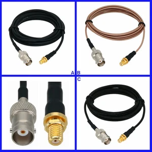 10-32 Microdot Jack to BNC Female Ultrasonic Cable Flaw Detector Accelerometer - Picture 1 of 4