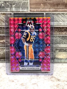 JACK YOUNGBLOOD ~ 2023 Panini Mosaic #142 Pink Camo Prizm PWE - Picture 1 of 2