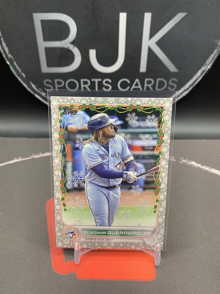 HW10 Vladimir Guerrero Toronto Blue Jays 2022 Topps Holiday Metallic Snowflake - Image 1 of 1