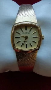 Vintage ARMITRON Ladies Quartz Gold tone Watch 3N20 Watch New Battery. Works! - Picture 1 of 14