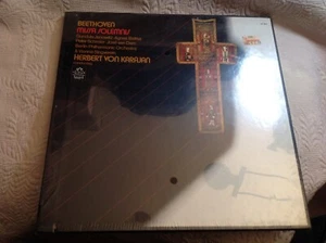 Beethoven Missa Solemnis Herbert von Karajan 2x Vinyl LP NOS Set 1975 - Picture 1 of 8