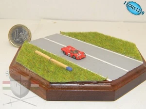 Ferrari 512M Le Mans Racing Car Z-scale 1:220 vehicle Hand-painted Metal Model - Picture 1 of 4