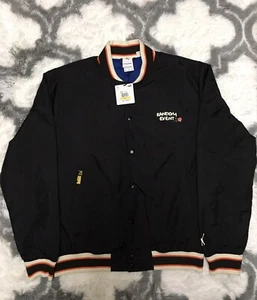 Puma X RDET Bomber jacket Casual Fall Collab Jet Black Size Medium TL46324 - Picture 1 of 8