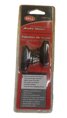 Bell "NOS" # 2430801003 Dura Stop Bicicleta Freno Zapatos Bicicleta Cruiser BMX De Colección Foto 1 de 2