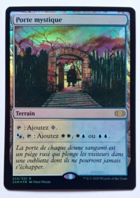 Mystic Gate FOIL French Mtg MISPRINT Hybrid cost misprinted "Porte mystique" - Imagen 1 de 3