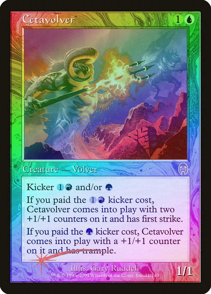 Cetavolver FOIL Apocalypse HEAVILY PLD Blue Rare MAGIC GATHERING CARD ABUGames - Image 1 of 1