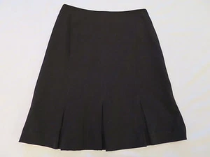 Rafaella Black Pleated Pencil Knee length Skirt Womens 4P - Picture 1 of 7