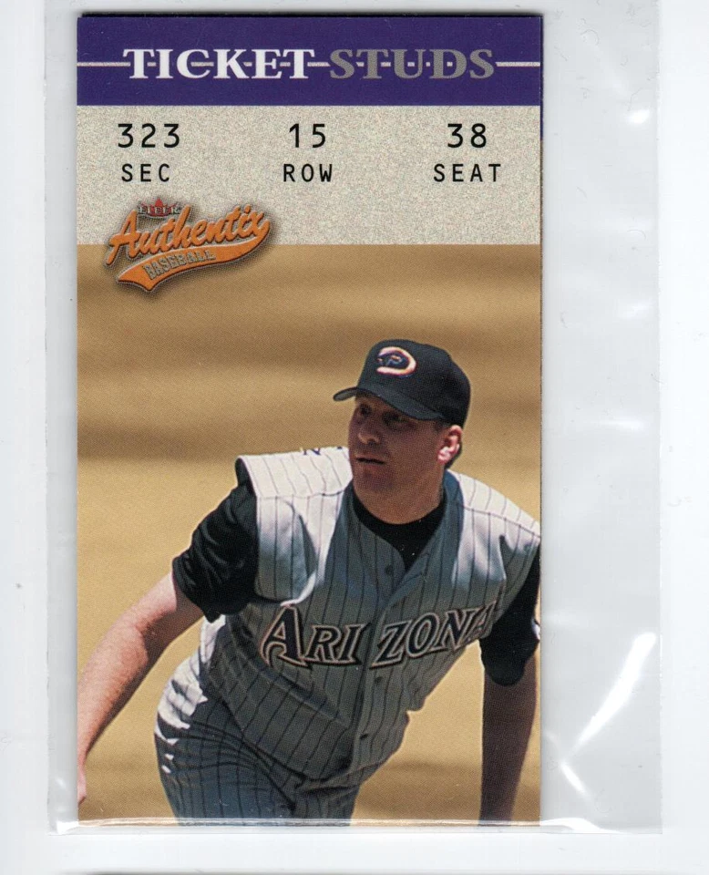 2003 Fleer Authentix Ticket Studs #1 Curt Schilling - Image 1 of 1