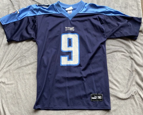 Steve McNair Tennessee Titans Authentic Jersey -Mens Medium- Puma - NFL Cover