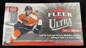 2014-15 FLEER ULTRA FACTORY SEALED HOBBY BOX DRAISAITL REINHART ROOKIES ! - Picture 1 of 3