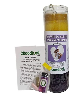 Do as I Say Dressed Candle Kit - Harás mi Voluntad - Image 1 of 4