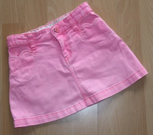 Gr. 98 Rock Jeansrock rosa neon-rosa Minirock Marke: H&M Mädchen - Bild 1 von 19
