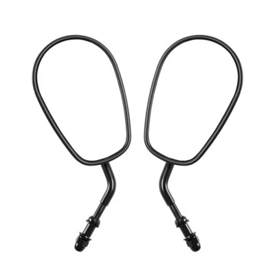 Rear View Side Mirrors For Harley Touring Softail Fatboy Electra Street Glide Foto 1 de 3