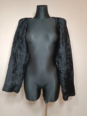 Bolero de Noche Alexander Wang Negro Esponjoso Talla M-L Foto 1 de 4